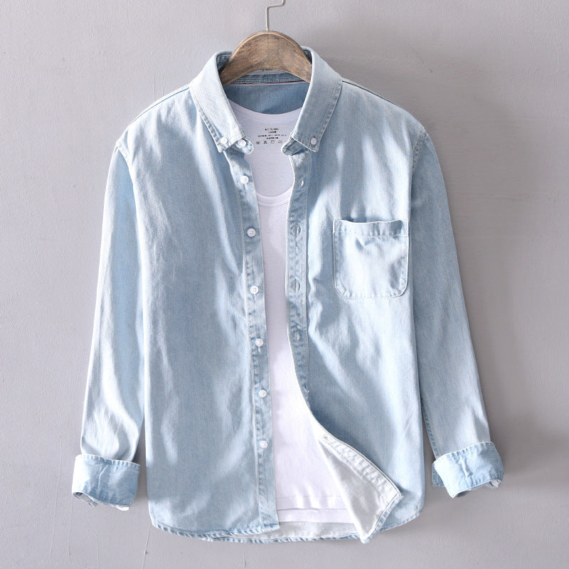 Men's Cotton Denim Shirt