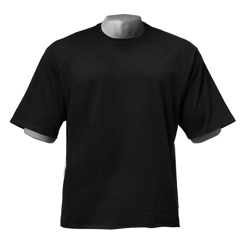 solid color short-sleeved T-shirt for men