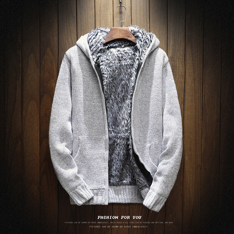 Autumn and Winter Men's knit jacket