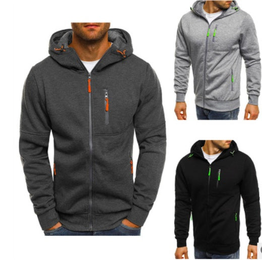 Men Hooded Cotton Jacket