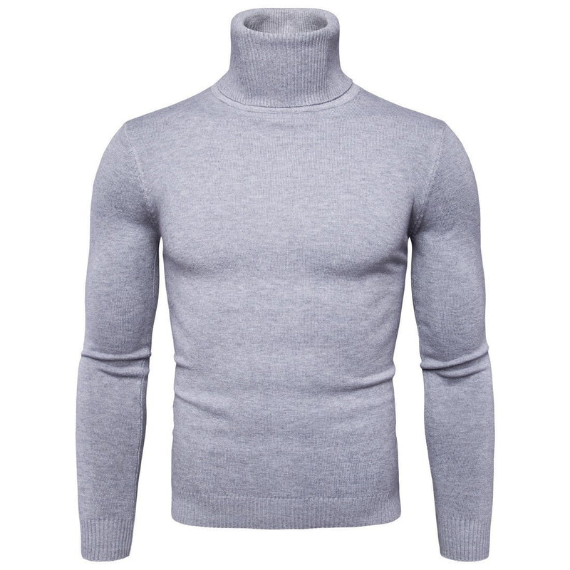 Winter Warm Basic Thermal Turtleneck Sweater Men