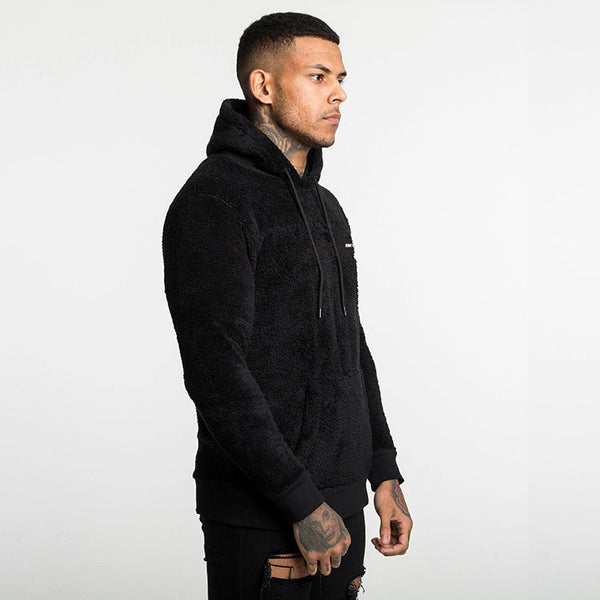 Velvet Padded Hooded Sweater