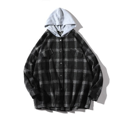 Couple Plaid Shirt Jacket