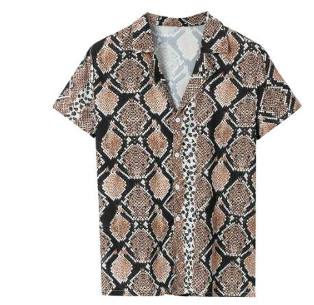 Leopard Sexy Short Sleeve Shirt