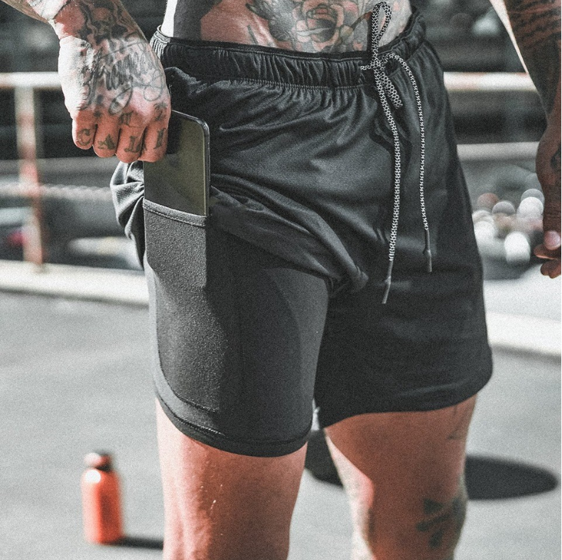 Casual Shorts Mesh Sports Pants Men