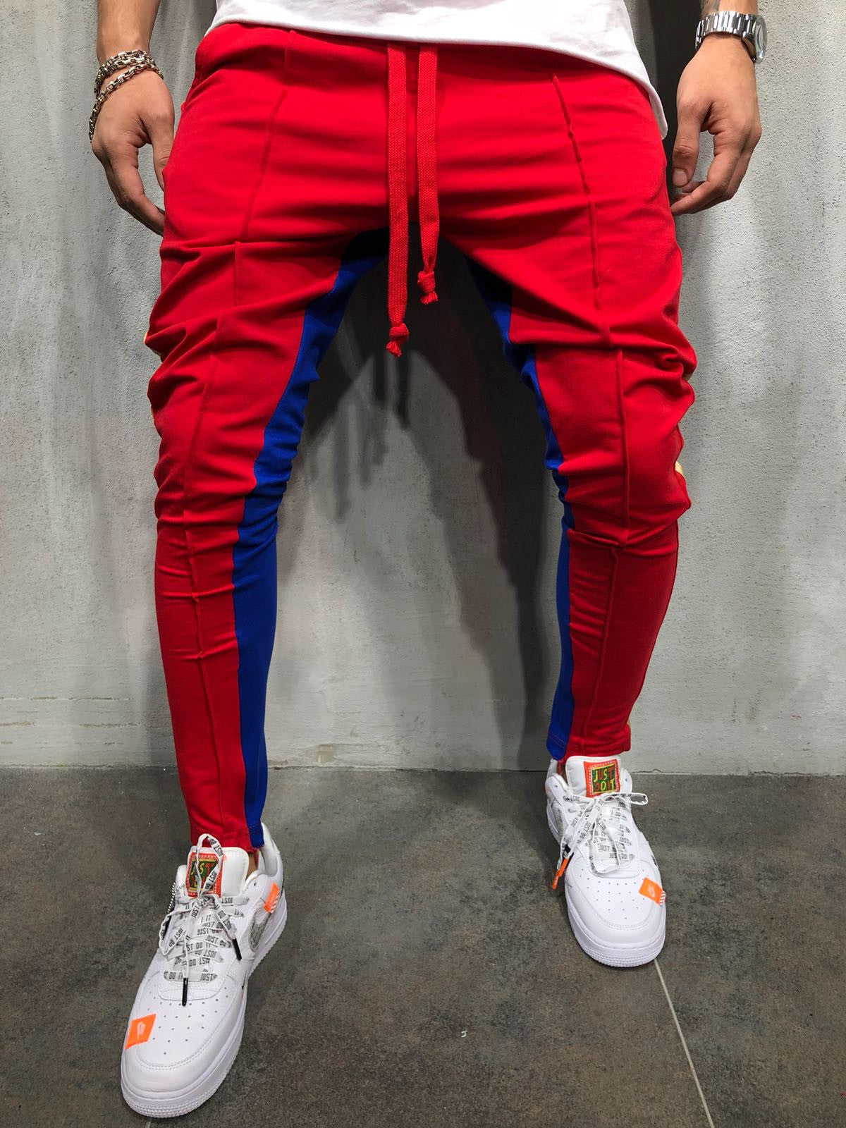 Colorblock hip hop Sweatpant