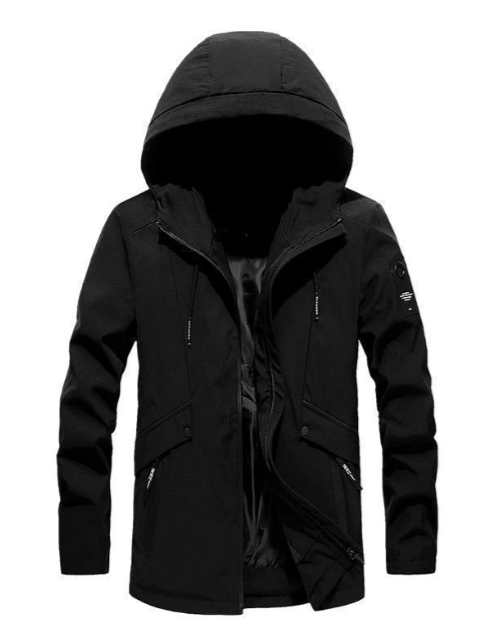 hooded jacket coat men