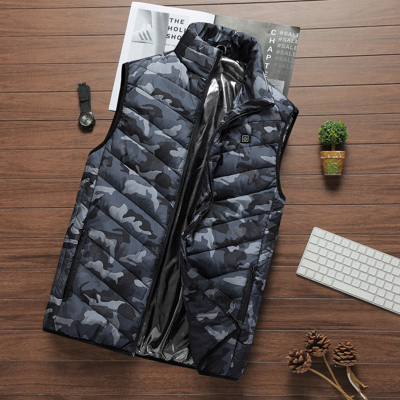 Heated Vest Smart Electric Heating waistcoat men