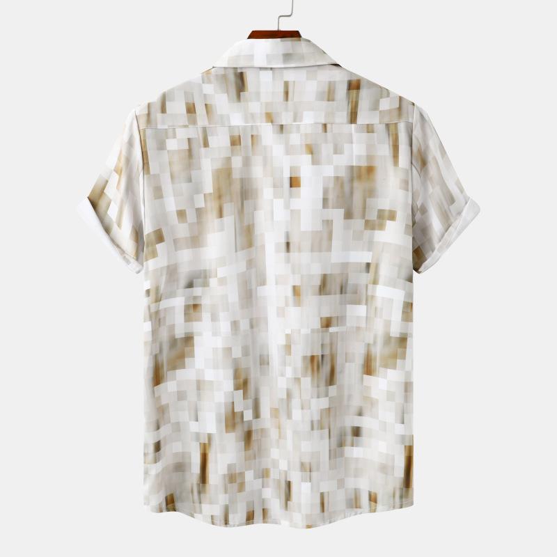 Hawaiian Short Sleeve Printed Men's Shirt