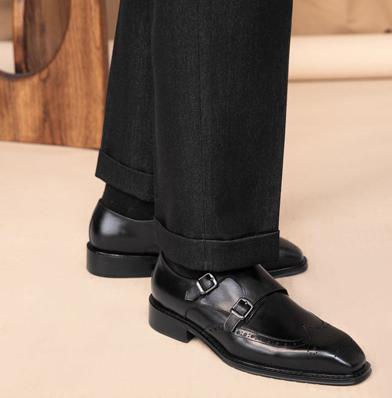 Kingsman Double Monk Strap Shoes