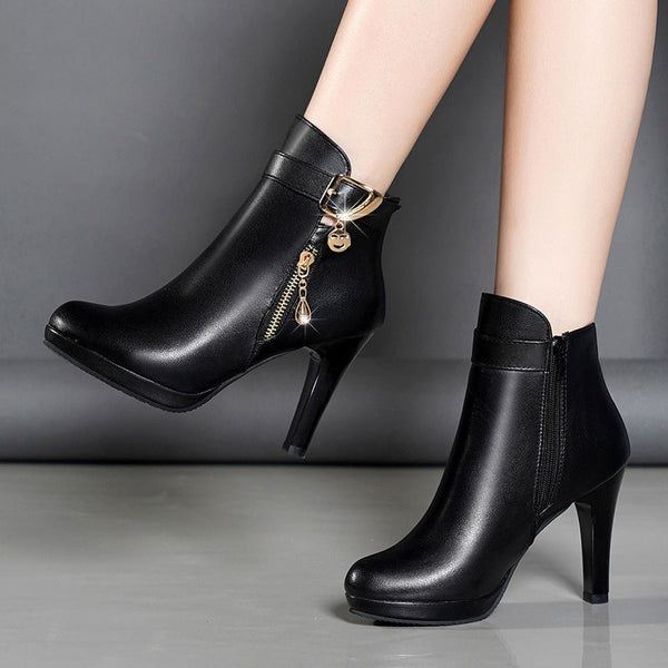 Women's Autumn Leather Boots