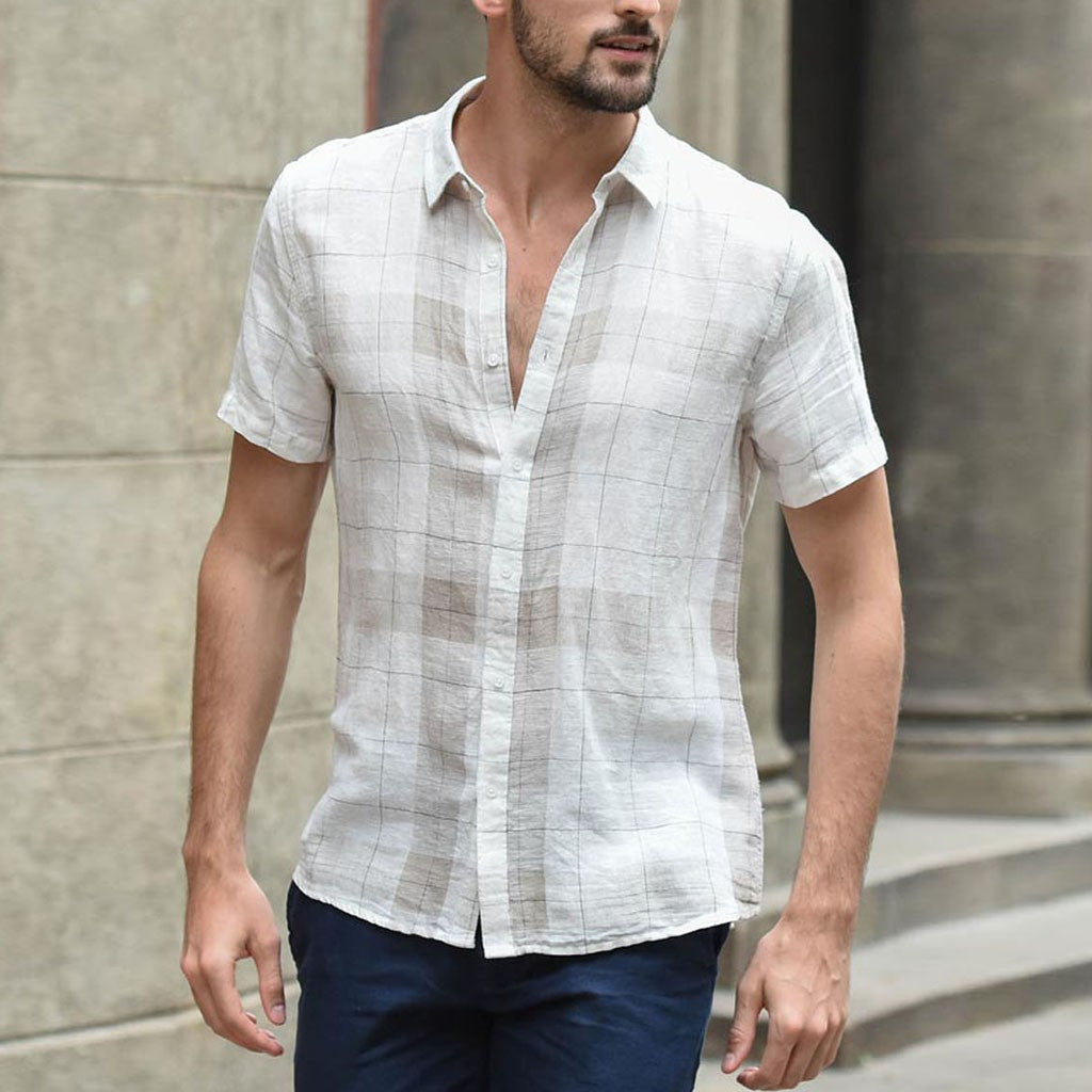 Men's check shirt