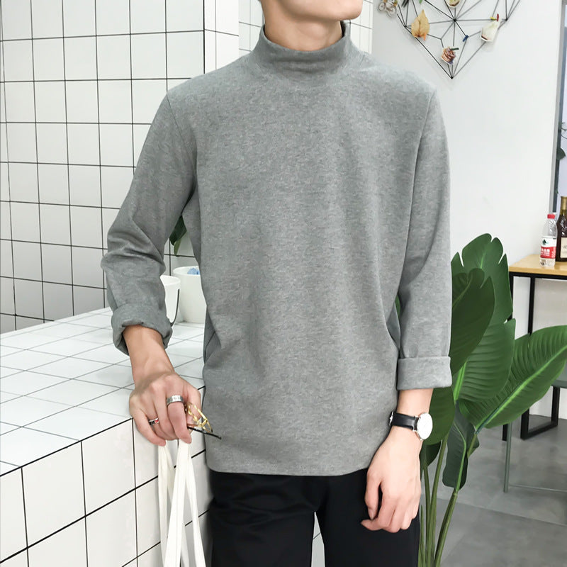 Men's Half Turtleneck T-shirt