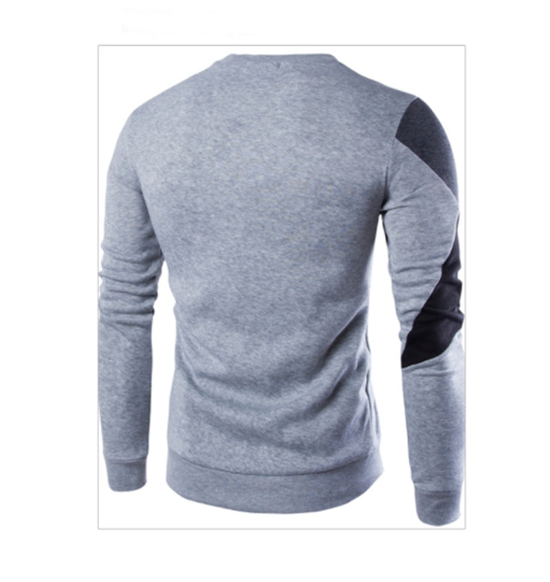 Maglioni in maglia di cotone slim con scollo a V casual stampati