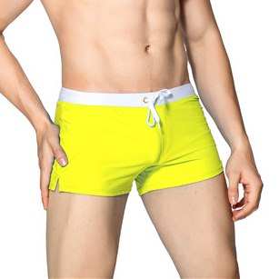 Athletic Low-Waisted Sexy Jelly Convex Shorts