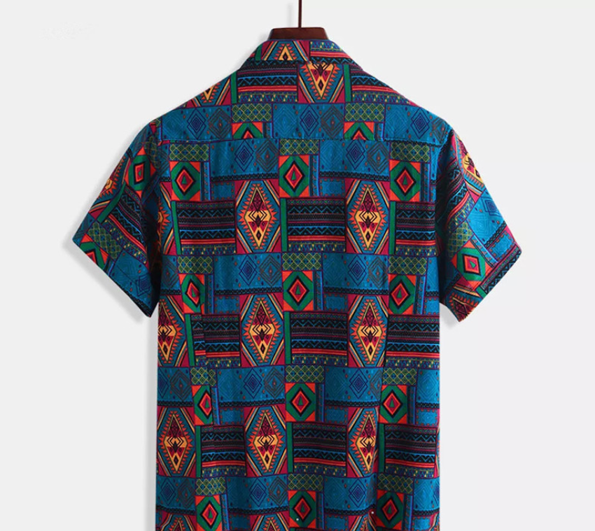 printed Beach shirt men