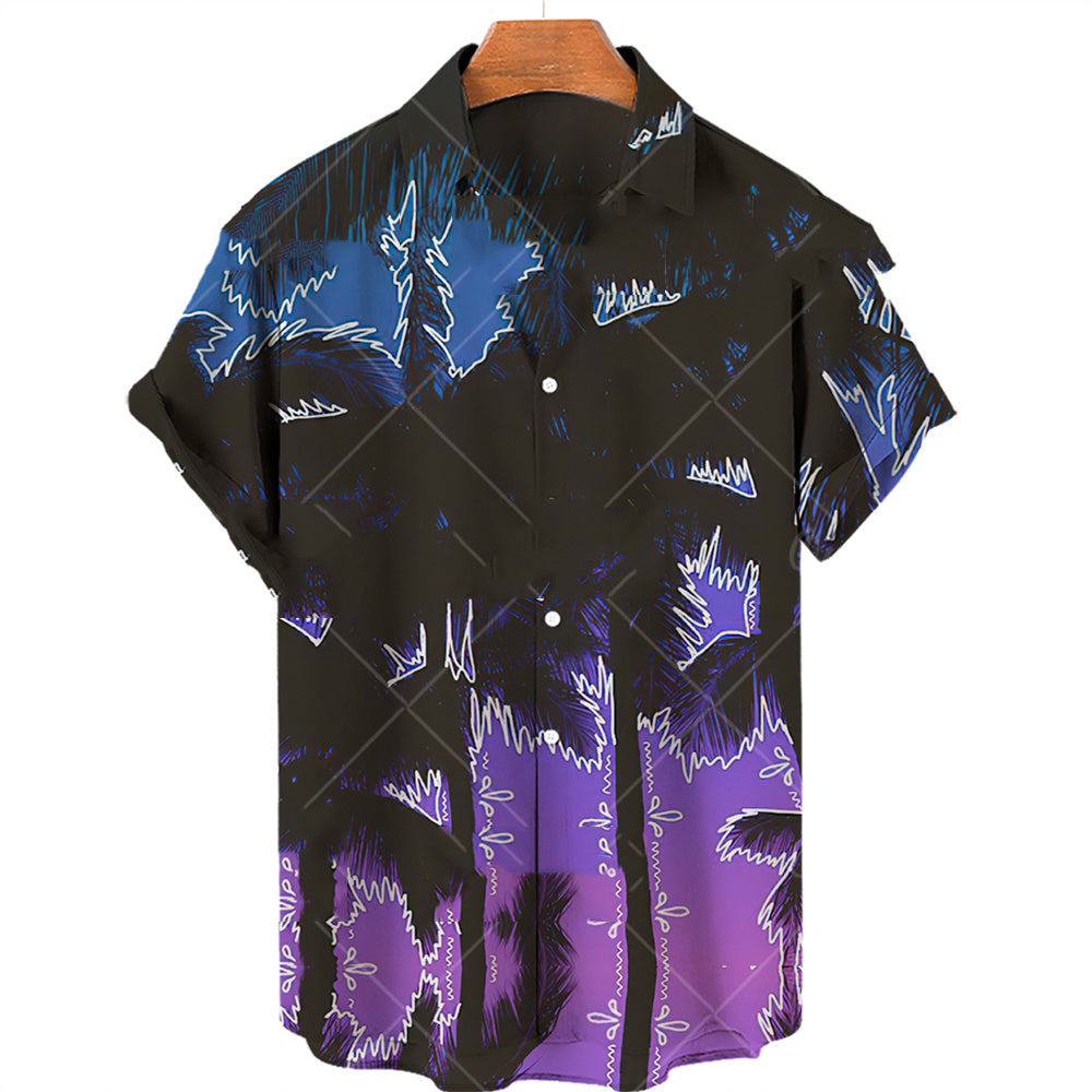 Lightweight Short Sleeve Hawaiian Shirt