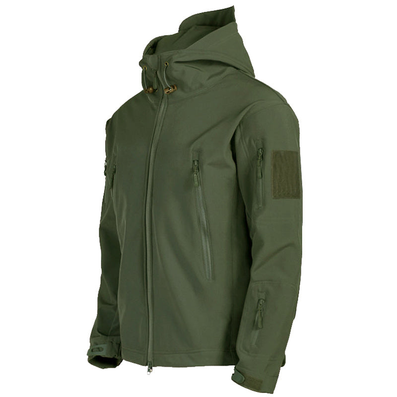 Giacca Soft Shell Uomo Giacca Antivento Con Cappuccio 