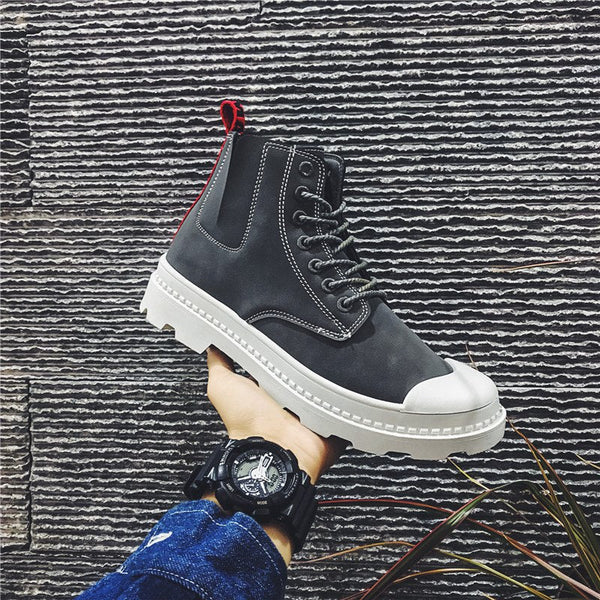 Fashion Ankle Boots Winter Autumn men's Motorcycle Martin Boots