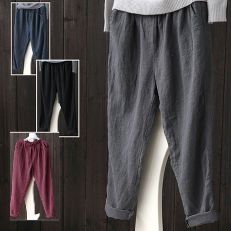 New loose slim casual harem trousers