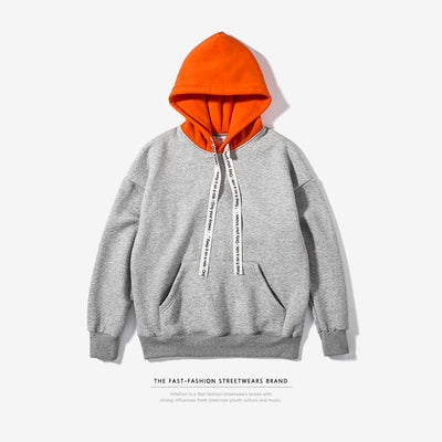 Hip Hop Streetwear hooded Sweatshirt Men