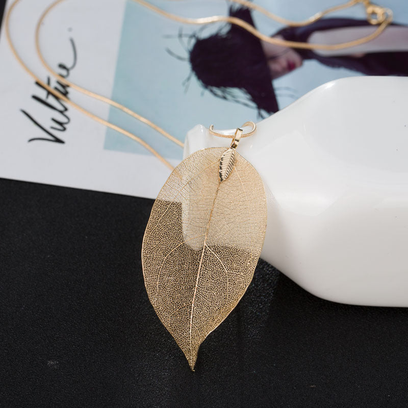 Real Leaf Necklace