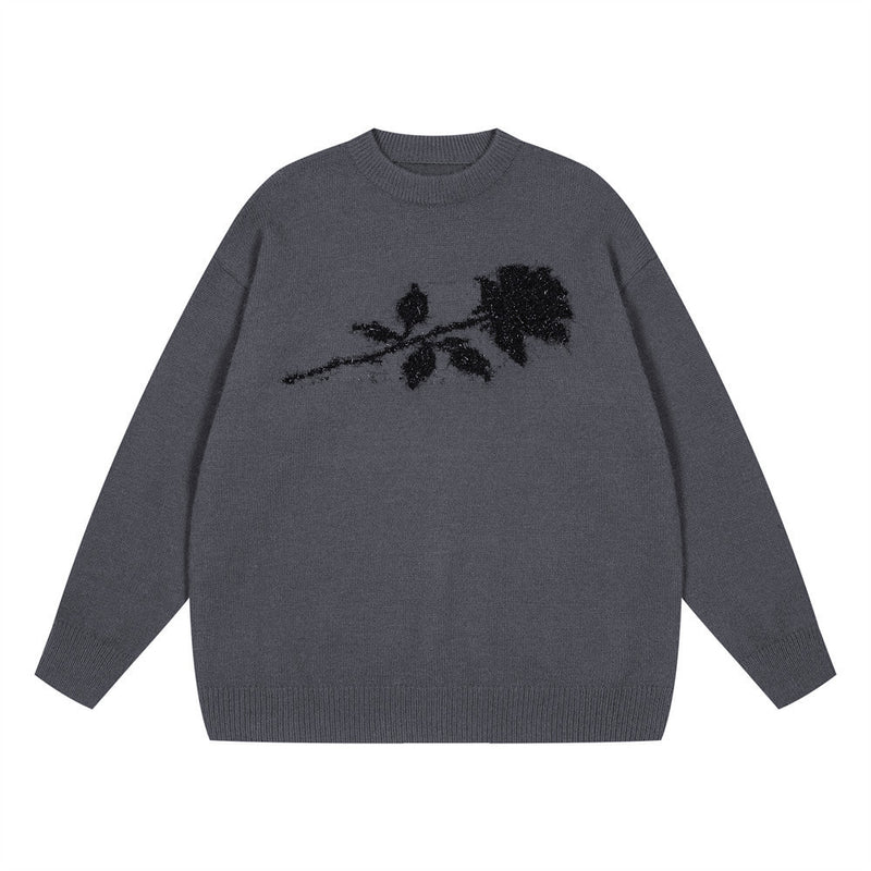 Rose Loose Sweater Men