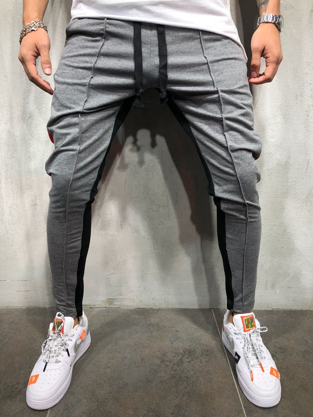 Colorblock hip hop Sweatpant