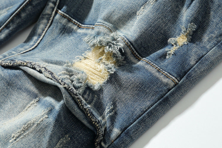 Shredded jeans for men