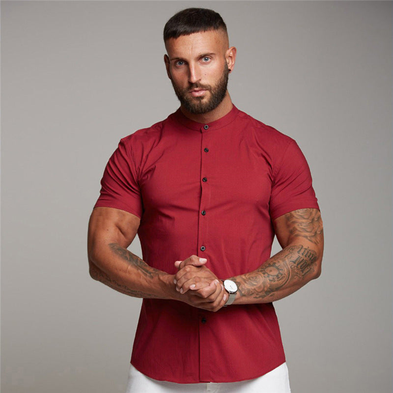 Short Cool Breathable Shirt men