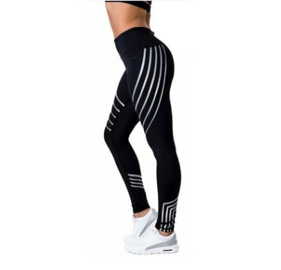 Women Fitness Night Glowing Autumn Winter Leggings