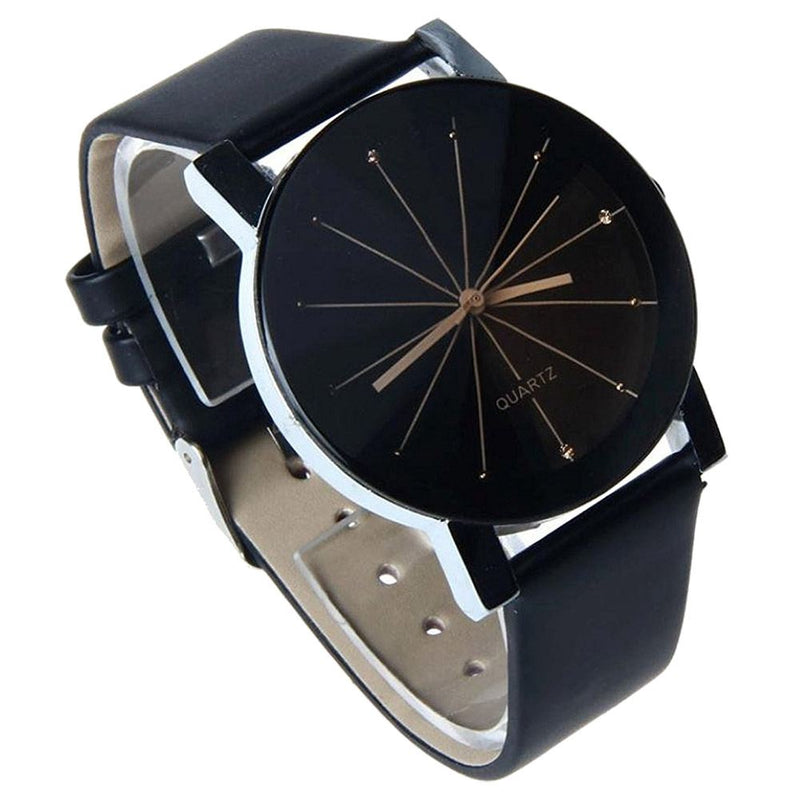 Couple convex meridian belt watch