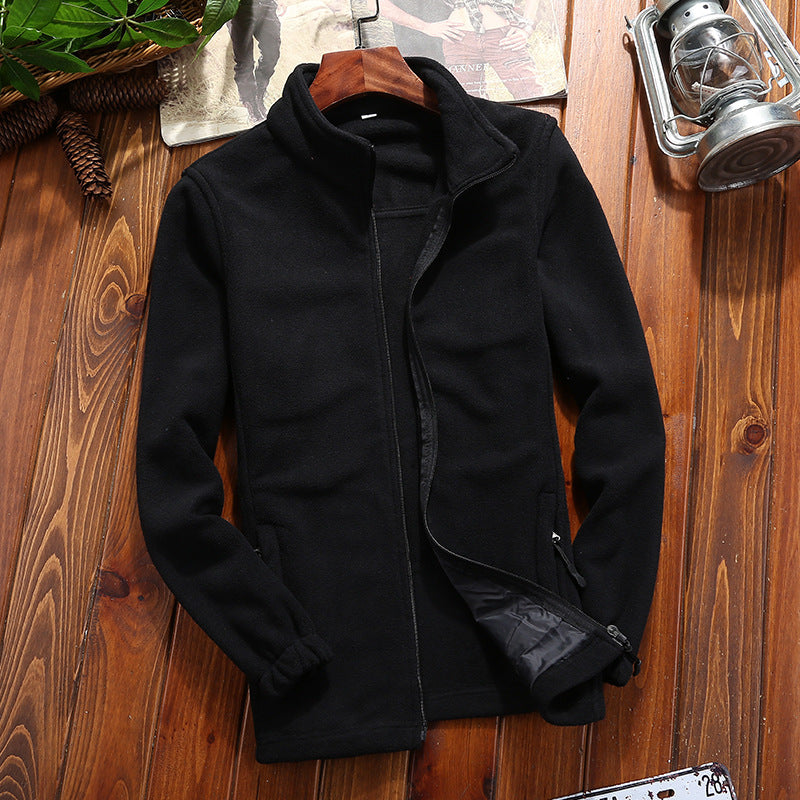 Men's And Women's Sports Warm Top Plush And Thickened Coat