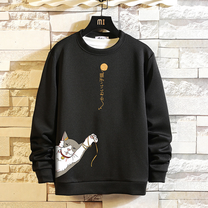 Men's Autumn and Winter Bottoming sweatshirt