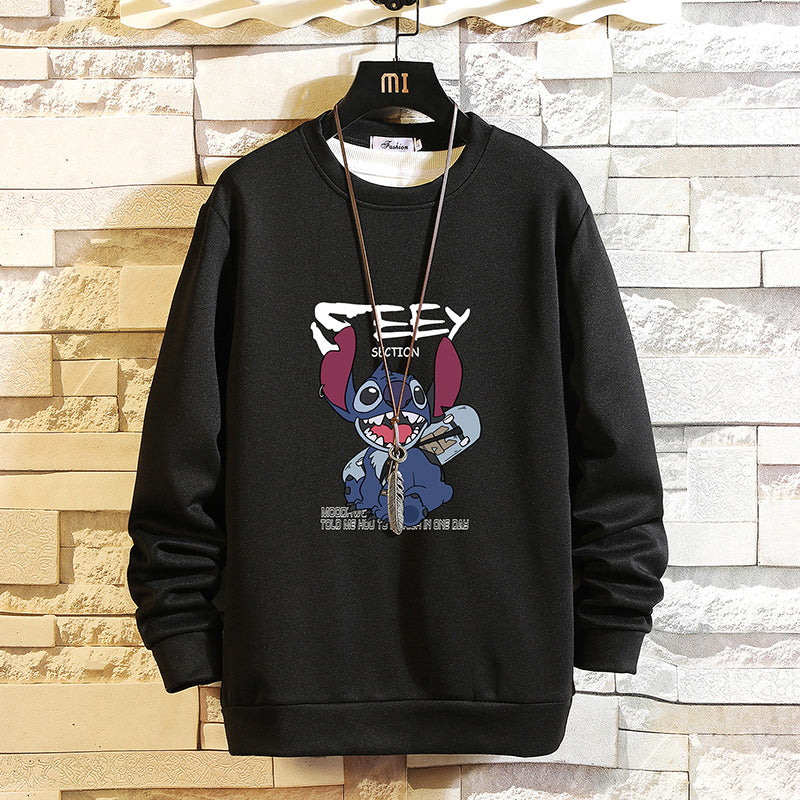 Men's Autumn and Winter Bottoming sweatshirt