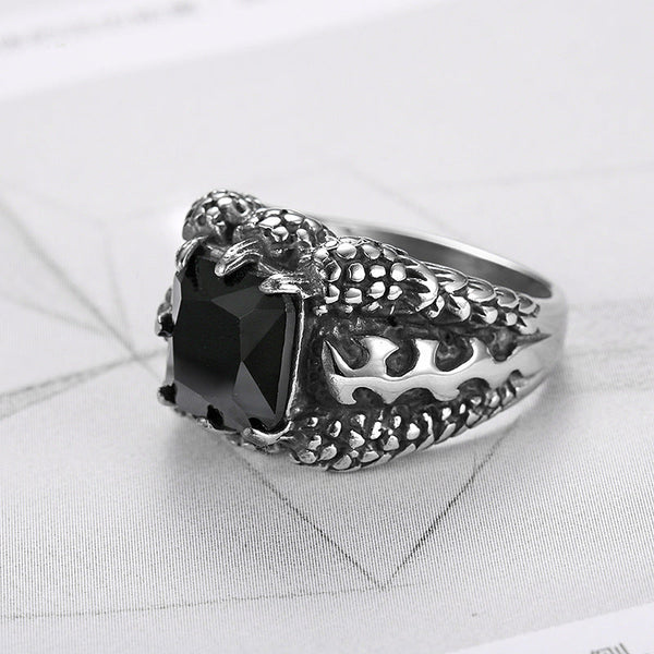 Diamond Dragon Claw Ring