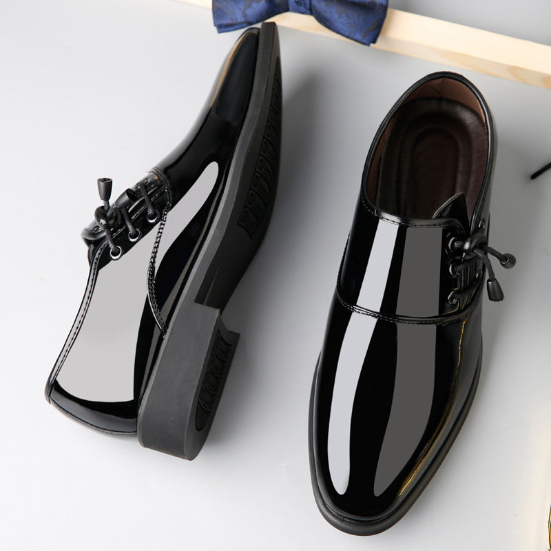 Lace-Up Leather Men Business Casual Shoes