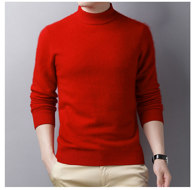 Half Collar Wool Sweater