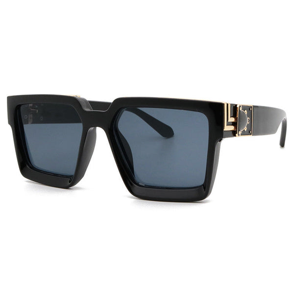 Fashion Retro Big Frame Sunglasses Men's Trendy Millionaire Sunglasses