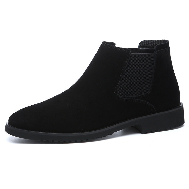 High Top Chelsea Ankle Boots