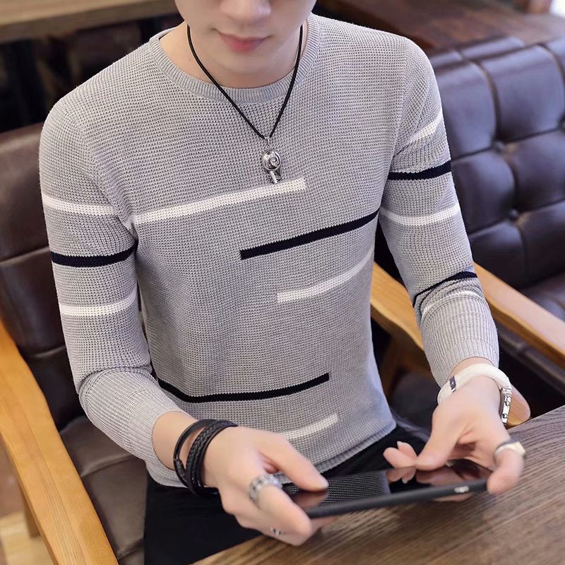 Men's Korean Slim Base Knit Sweater