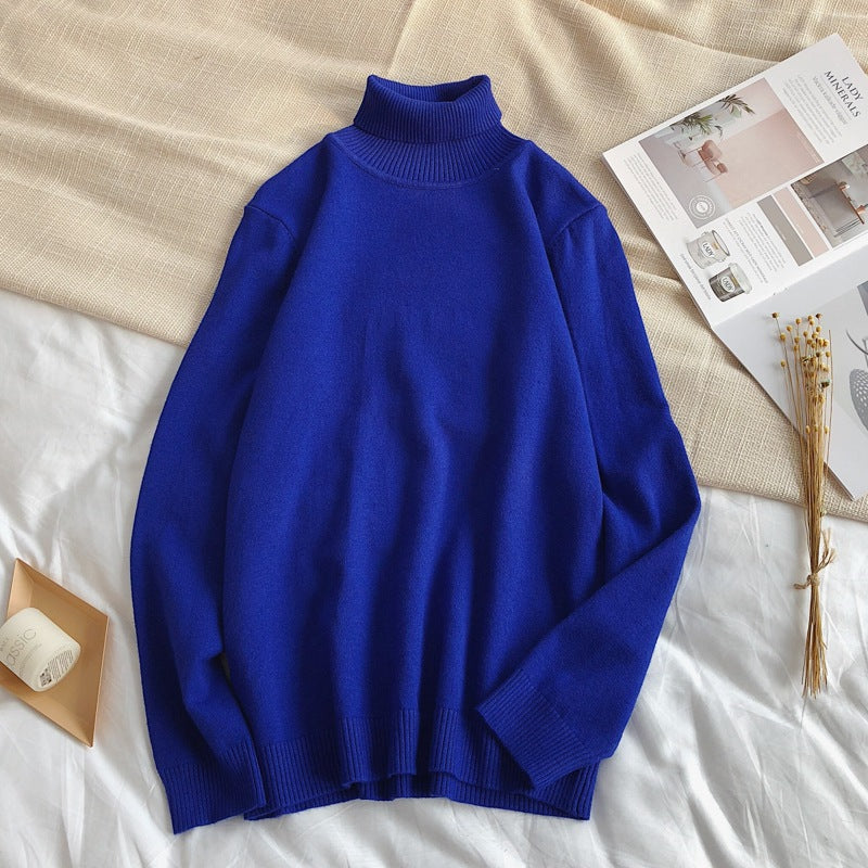 Casual All-Match Long-Sleeved Sweater Round Neck Bottoming Shirt