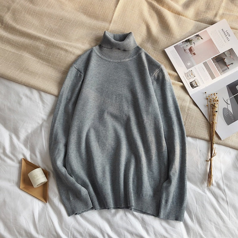 Casual All-Match Long-Sleeved Sweater Round Neck Bottoming Shirt