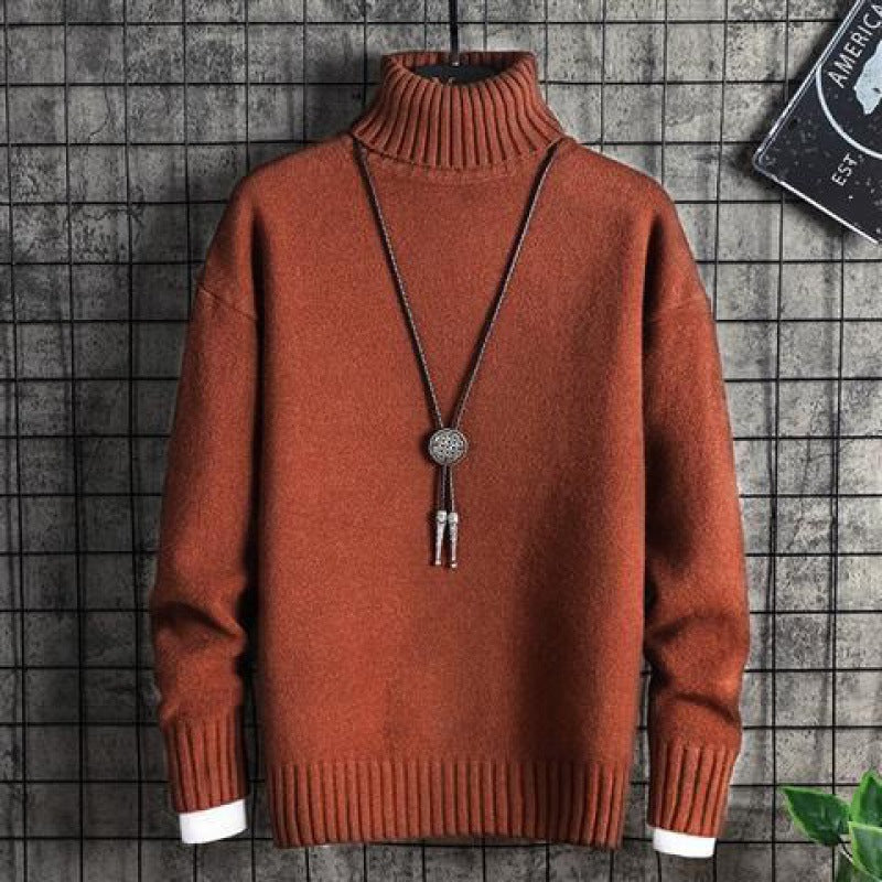 Maglione a collo alto da uomo 