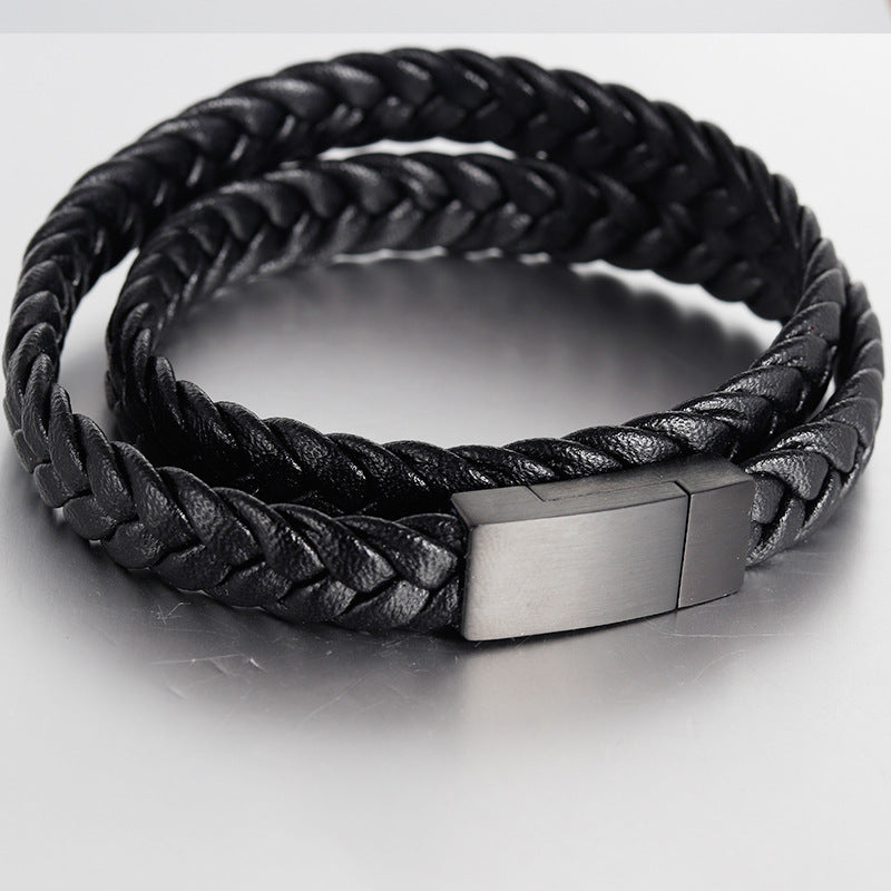 Double-Layer Braided Bracelet