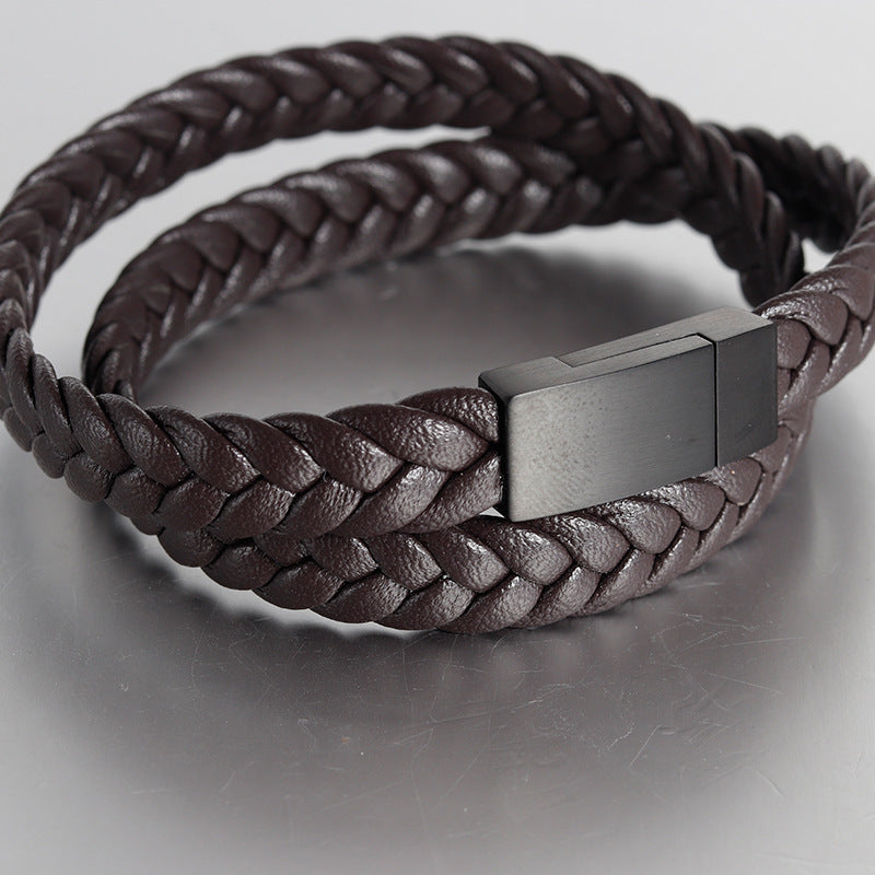 Double-Layer Braided Bracelet