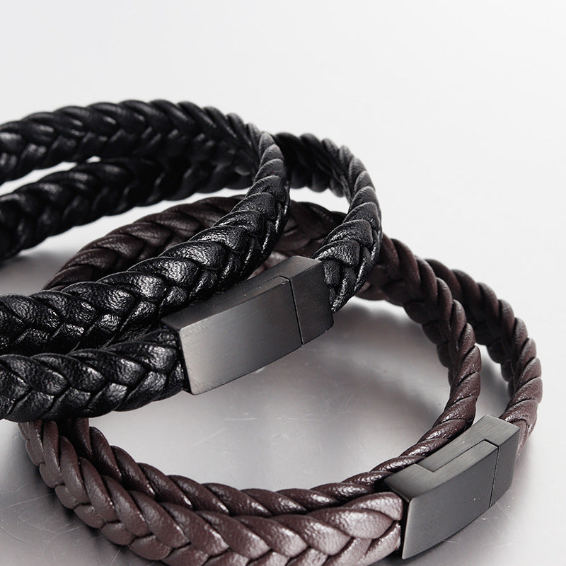 Double-Layer Braided Bracelet