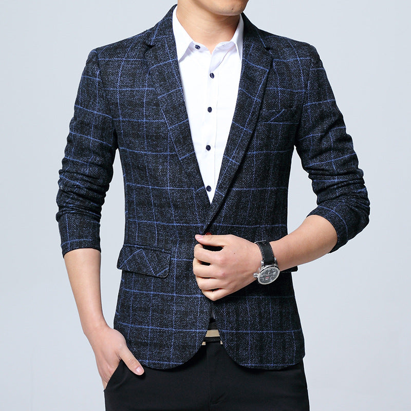 Classic Plaid Hot Style Suit blazer for men