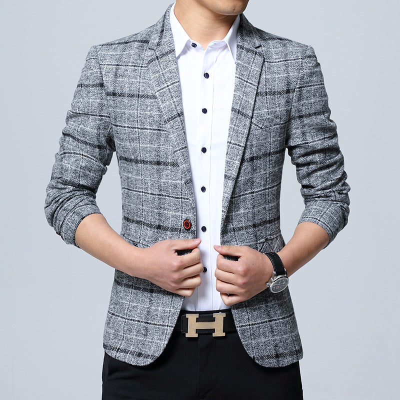 Classic Plaid Hot Style Suit blazer for men