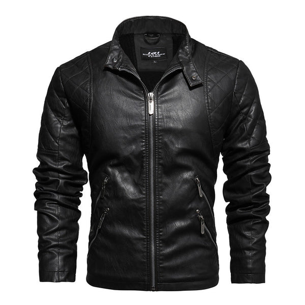 Men Autumn And Winter Leather Jackets